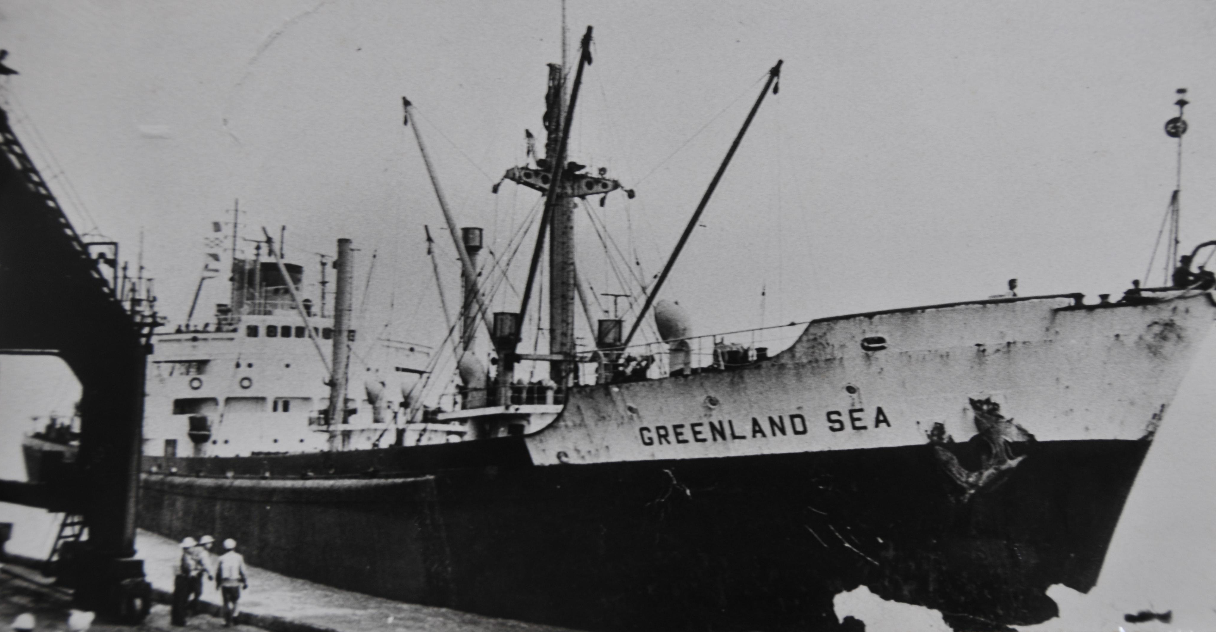 1983年5月24日，巴拿马籍“格林兰海”轮靠泊南通港