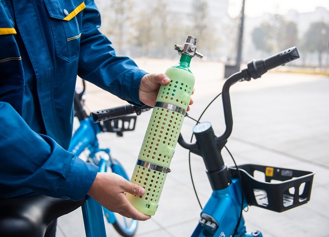 全球首个大规模“氢能自行车系统”在常州投运